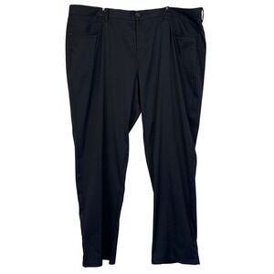 Tommy Bahama Island Zone 46x32 Golf Performance Flat Front Pants Casual Black
